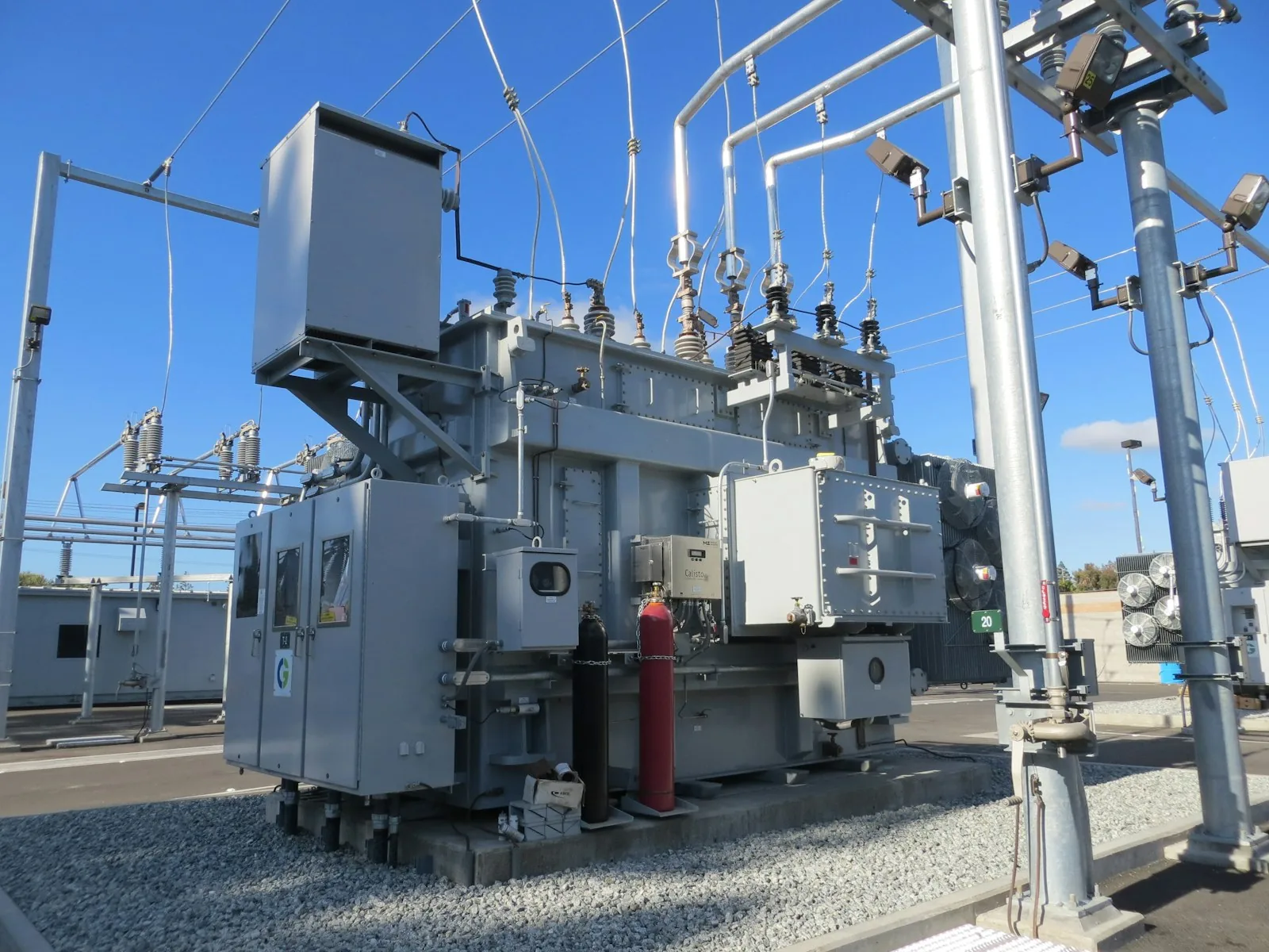 Illustrative image: electrical transformer